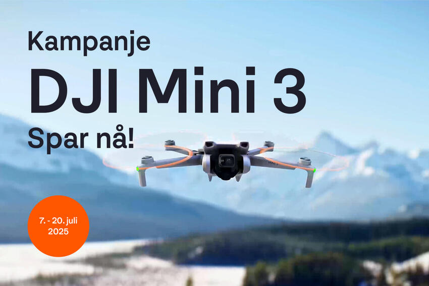 Kampanje på Dji Mini 3